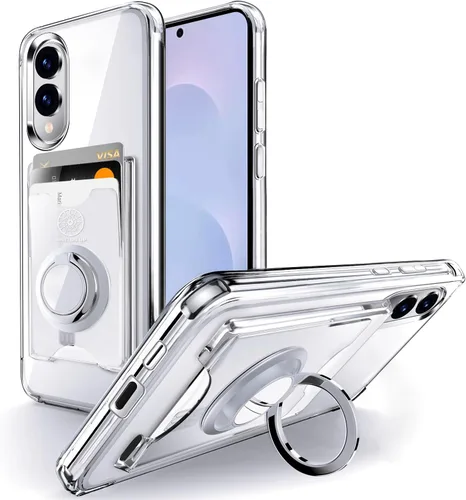 Vista 14 de Shields Up Funda para Samsung Galaxy S10, Galaxy S10, funda minimalista con tarjetero [3 tarjetas] y soporte de anillo, [protección contra caídas]