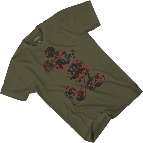 Vista 3 de Disney Camiseta clásica de Mickey Mouse para hombre, diseño de Mickey Mouse