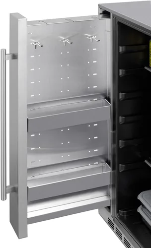 Vista 6 de Summit Appliance FF19524 - Refrigerador integrado de 24 pulgadas de ancho, compartimento de almacenamiento deslizante, construcción completa