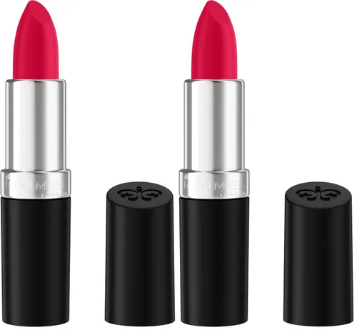 Vista 10 de Rimmel London Lasting Finish by Kate Lipstick, 001