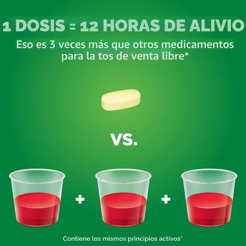 Vista 5 de Amazon Basic Care Mucus DM de máxima fuerza, expectorante y supresor de la tos, 14 tabletas