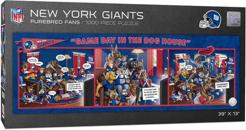 Vista 32 de YouTheFan NFL Game Day in The Dog House - Rompecabezas de 1000 piezas