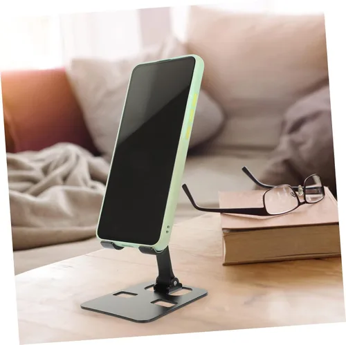 Vista 2 de Soporte de teléfono plegable para escritorio Soporte ajustable Multi-ángulo Rack