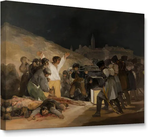 Vista 11 de Niwo ART - Montañas y mar, serie de pinturas más famosas del mundo, lienzo de pared para decoración del hogar, envoltura de galería, estirado