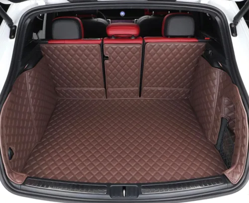 Vista 11 de ZYCHUANGYING Alfombrilla para Maletero de Coche Compatible con Porsche MacanElectric 2024 2025 Alfombrilla de Carga Ajuste a Medida para Todo Clima