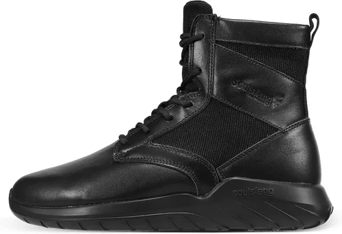 Vista 12 de Soulsfeng Tactical Boots for Men and Women Lightweight Sneaker Boots Work Hiking Military Booties