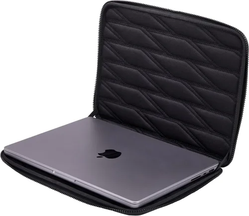 Vista 8 de Thule Gauntlet Sleeve - Se ajusta a MacBook de 14" - Protección exterior rígida - Interior acolchado previene arañazos y daños Negro