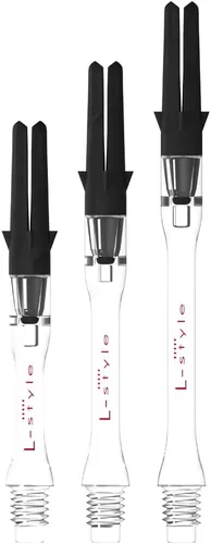 Vista 6 de L-style L-Shaft Carbon Spinning Dart Shafts – Lightweight Carbon Shafts for Soft Tip & Steel Tip Darts – Set of 3