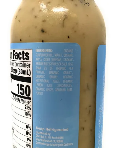Vista 4 de Haks, Ensalada de Ensalada Rancho de Planta Orgánica, 8 Fl Oz