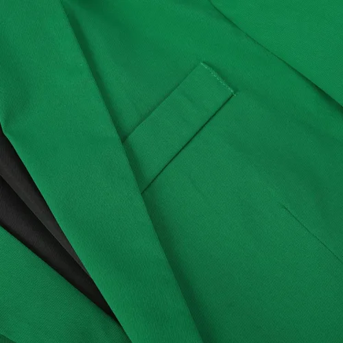 Vista 11 de YUNCLOS Chaqueta blazer casual de 1 botón con solapa con muescas para hombre