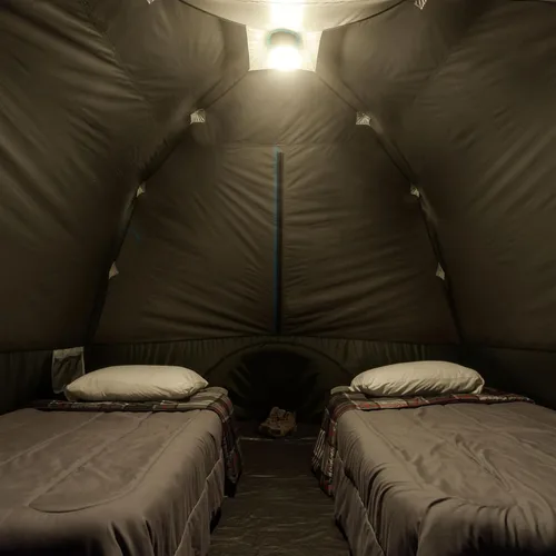 Vista 5 de CORE Tienda de campaña con cúpula iluminada para 6 personas para la familia al aire libre, senderismo y mochilero Tienda de campaña portátil