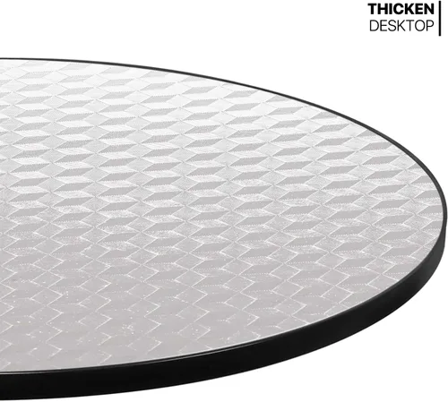 Vista 6 de MoNiBloom Mesa de bar para cocina, mesa de comedor alta para el hogar, balcón, interior y exterior, mesa de bistró de 27.5 a 36 pulgadas, mesa