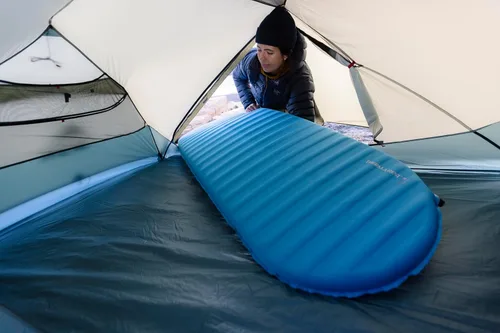 Vista 9 de Therm-a-Rest Trail Pro - Colchoneta de dormir autoinflable ligera para mochilero, ancho regular