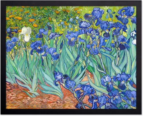 Vista 36 de Poster Master Póster clásico de Van Gogh, impresión impresionista vintage, regalo para artista, pintor, autorretrato, sombrero de paja, dibujo