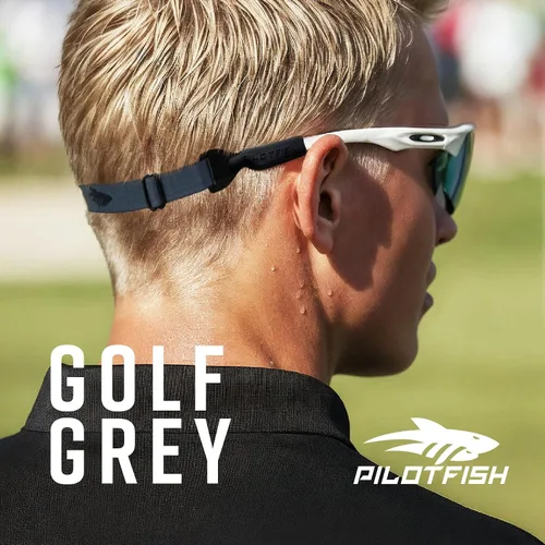 Vista 2 de Pilotfish Correas flexibles para gafas, ajustables para deportes, se adaptan a anteojos y lentes de sol