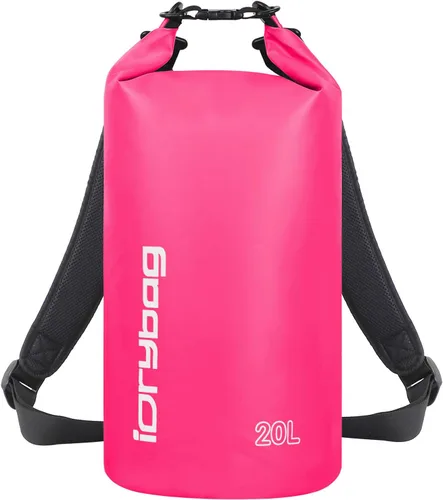 Vista 32 de IDRYBAG Bolsa seca para kayak impermeable 2L/5L/10L/15L/20L, pequeña bolsa impermeable para navegación