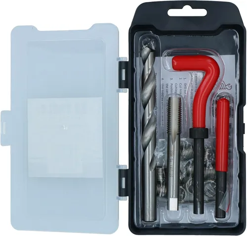 Vista 6 de AB Tools M12 x 0.069 in Kit de reparación de rosca/helicoil 9pc conjunto dañado hilo AN016