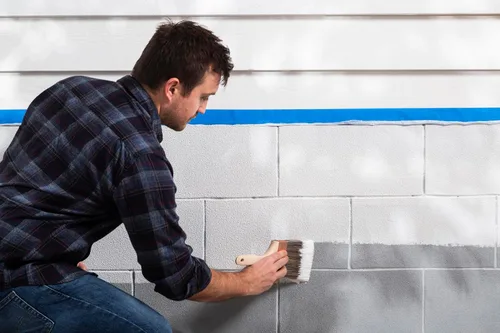 Vista 10 de Zinsser WaterTite LX Ultra White Pintura Impermeabilizante