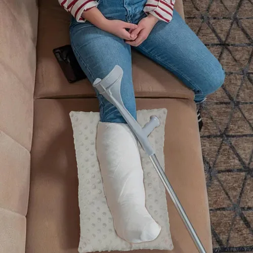 Vista 8 de Almohada de elevación de brazo, almohada de elevación de piernas, almohada de elevación estabilizadora de brazos, almohada de rodilla para hinchazón