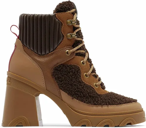 Vista 2 de SOREL Botas de encaje acogedoras con tacón Brex para mujer