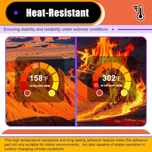 Vista 3 de PHIXBEAR 30 piezas de almohadillas adhesivas de doble cara grandes y resistentes, hechas de 3M, cinta adhesiva de espuma de montaje cuadrada