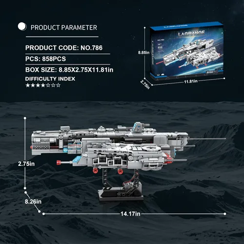 Vista 5 de SEEMEY New Earth Spaceship Star-Fleet Space-Fighter Space-Attack-Aircraft