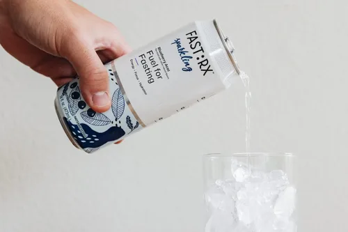 Vista 8 de FAST:RX Bebida de electrolitos en ayunas, hidratación sin azúcar, cero calorías, con vitaminas y minerales, ayuno intermitente y ceto, arándanos