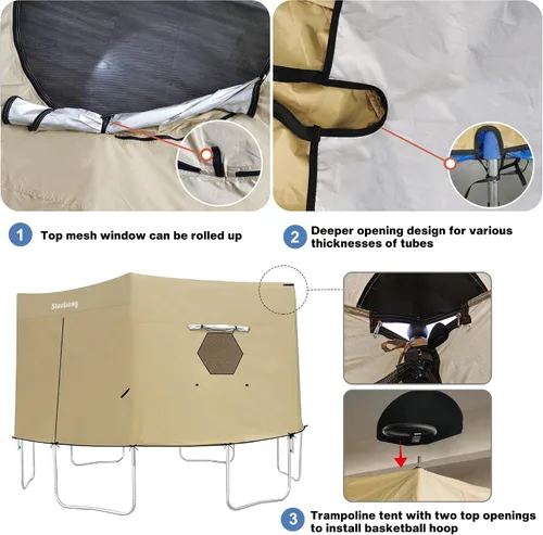 Vista 6 de Trampoline Tent