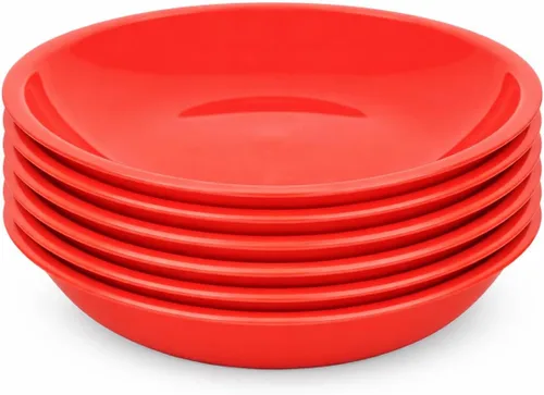 Vista 37 de Mintra Home - Platos reutilizables para servir (azul, cuadrado, 2 unidades (14 pulgadas)