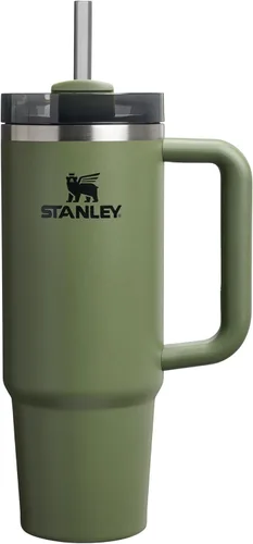 Vista 21 de STANLEY Quencher H2.0 Vaso Térmico con asa y pajilla, 64 onzas, tapa Flowstate de 3 posiciones, gran capacidad para viajes y deportes, vaso de acero