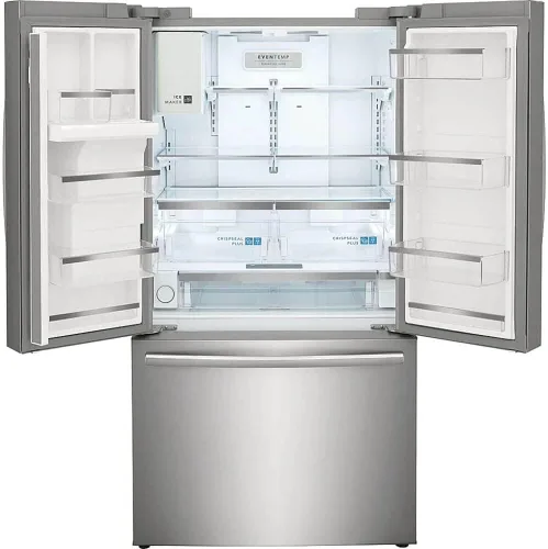 Vista 2 de Frigidaire Gallery GRFC2353AF - Refrigerador de puerta francesa de 22.6 pies cúbicos en acero inoxidable, profundidad de mostrador