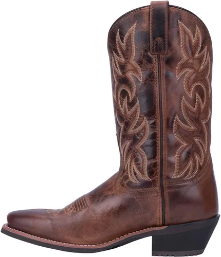Vista 3 de Botas vaqueras de punta cuadrada para hombre Laredo