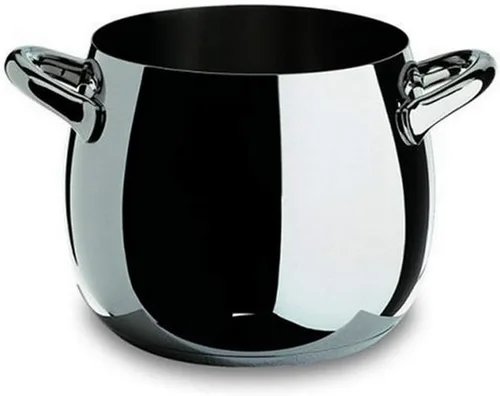 Vista 2 de Alessi, SG100/24 "MAMI", olla de acero inoxidable 18/10 pulido espejo, 10 cuartos de galón 19 oz