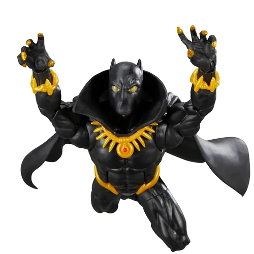 Vista 7 de Marvel Legends Series Black Panther, Figura de acción coleccionable de Comics de 6 pulgadas