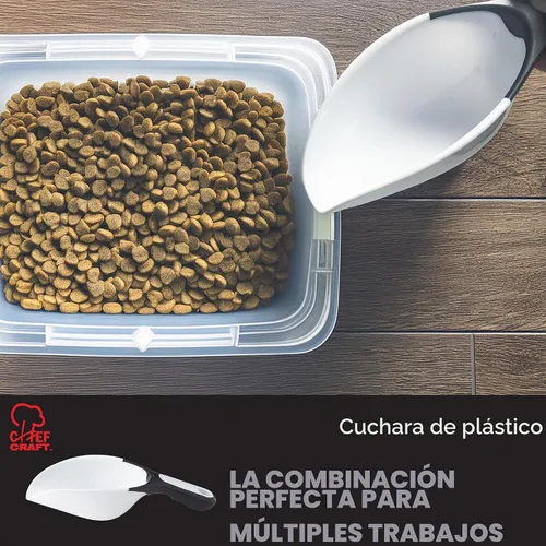 Vista 6 de Chef Craft Select - Cuchara de plástico, 1 taza, color blanco