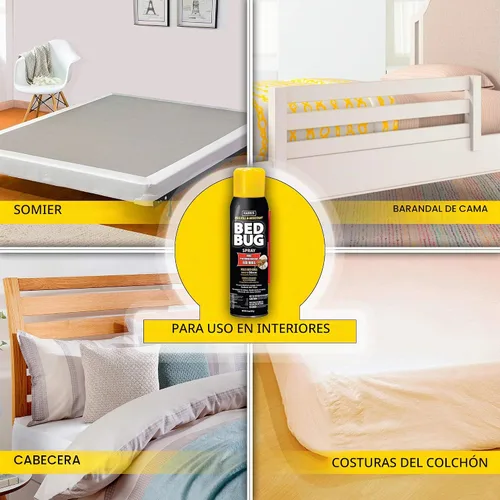 Vista 4 de Harris Eliminador de Chinches Más Resistente, Spray en Aerosol de 16 oz