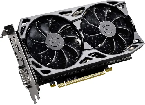 Vista 3 de EVGA 06G-P4-2066-KR GeForce RTX 2060 KO Gaming, 6GB GDDR6, ventiladores duales, placa trasera de metal