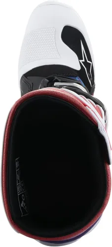 Vista 7 de Alpinestars Botas Tech 7S Unisex Juveniles Blanco/Negro/Arco Iris