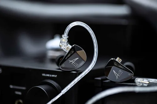 Vista 6 de Linsoul Auriculares KZ AS10 PRO 5BA con cable (sin micrófono) + cable IEM chapado en plata de 16 núcleos Tripowin Zonie