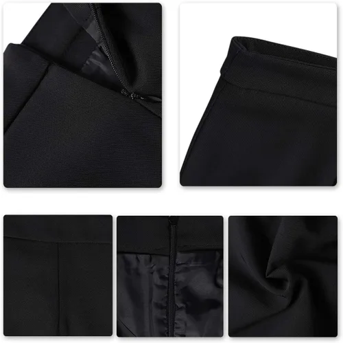 Vista 20 de YUNCLOS Conjunto de chaqueta y pantalones de 1 botón para mujer
