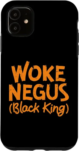 Vista 5 de Funda de regalo para iPhone 14 Woke Negus Black King Black Pride Afroamericanos