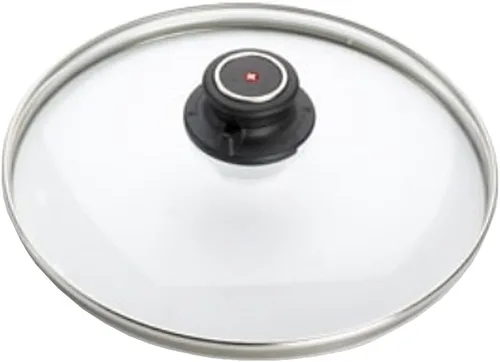 Vista 4 de Swiss Diamond Tapa de vidrio templado térmico de 10.2 in apta para lavavajillas y horno