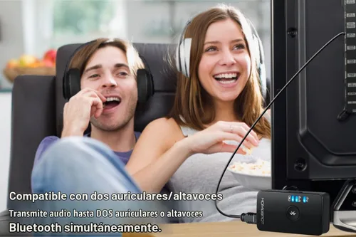 Vista 4 de Transmisor Bluetooth para audio de TV - Adaptador óptico Bluetooth 5.0 de baja latencia - Sin sincronización de labios - Digital Dual Stream Toslink