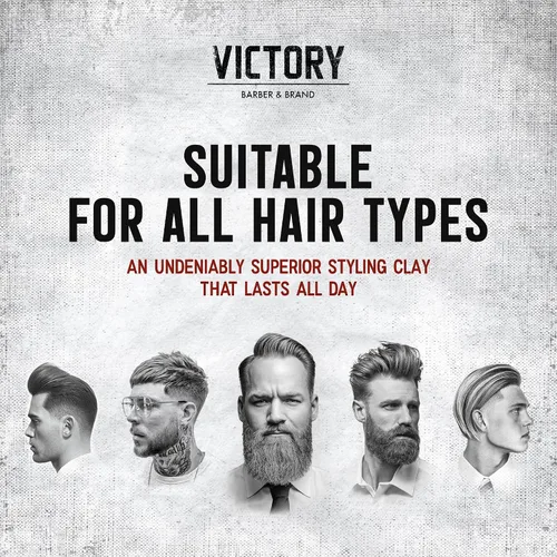 Vista 8 de Victory Barber & Brand Polvo de textura de grano para hombre, polvo para el cabello de peluquería fabricado en los Estados Unidos Polvo de peinado