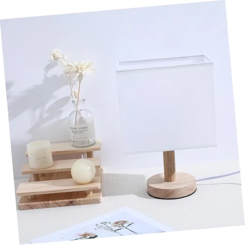 Vista 5 de SHERCHPRY Pantalla rectangular de tela para lámpara rectangular pantalla grande E27 para el hogar