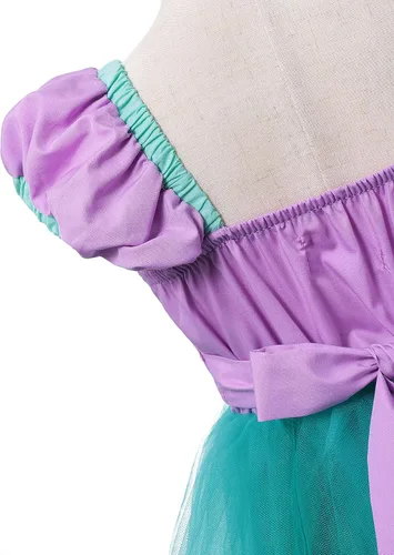 Vista 5 de MUABABY Vestido de Cosplay de la princesa de la niña con los accesorios