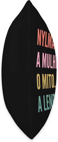 Vista 2 de Funny Portuguese First Name Design - Nylma Throw Pillow