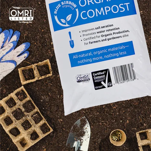 Vista 2 de OMRI Certified Organic Compost Tamaño: 3.0 galones, bolsa de 12-15 libras