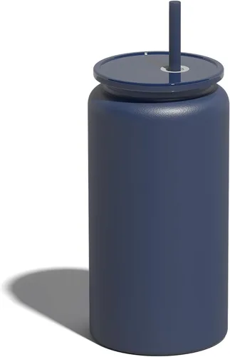 Vista 30 de Paquete de 6 vasos de 16 onzas, vaso aislado con popote, vaso de café
