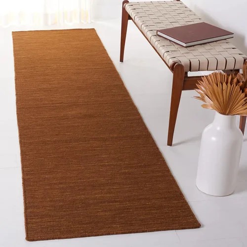 Vista 34 de SAFAVIEH Kilim Collection - Alfombra de pasillo de 2 pies 3 pulgadas x 9 pies, color beige, hecha a mano, de lana sólida, casual, ideal para zonas